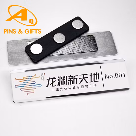 자기 라벨 직사각형 자기 건조 지우기 라벨 이름표 자기