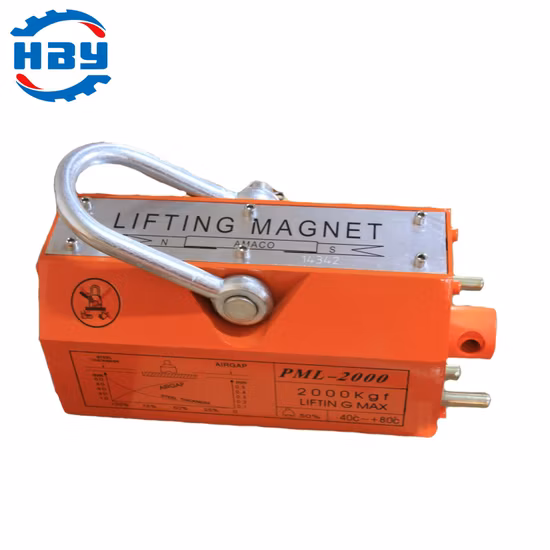 400kg/880lbs 휴대용 강판 리프팅 자석
