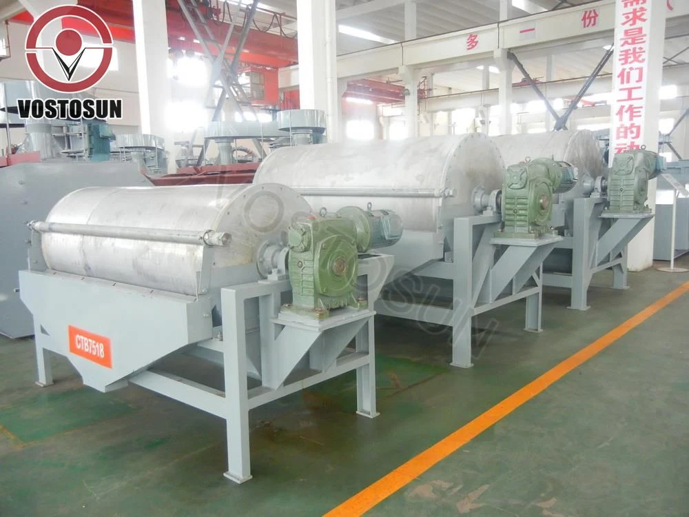 Mining Machine Wet Drum Magnetic Separator for Iron Ore Upgrade China Supplier