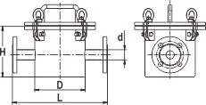 Hopper Neodymium Material Strong Magnet Clamp 12000 GS Flange Grate Bar Rod Grid 304 316 Filter Liquid Magnetic Trap