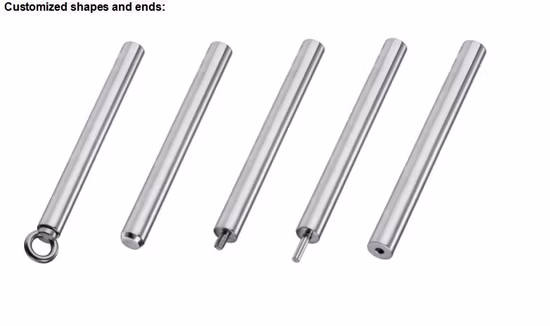 고품질 12000 가우스 네오디뮴 막대 자석/자기 막대