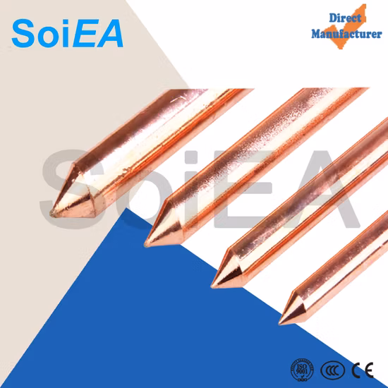  구리 결합 스테인리스강 막대, 비자성 막대.  구리 결합 강철 막대