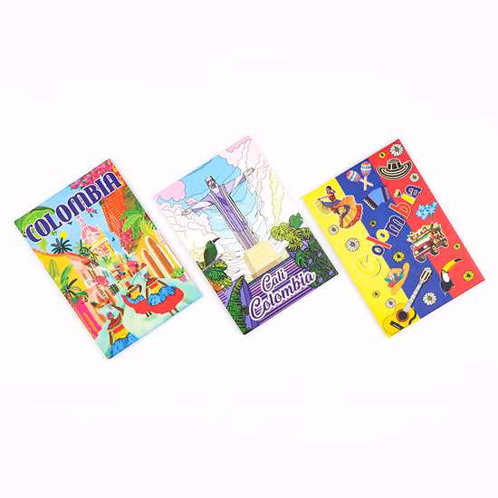 맞춤형 관광 기념품 금속판 주석 냉장고 자석