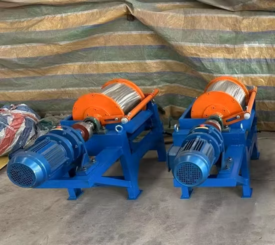 습식 드럼 자기 분리 분리 기계