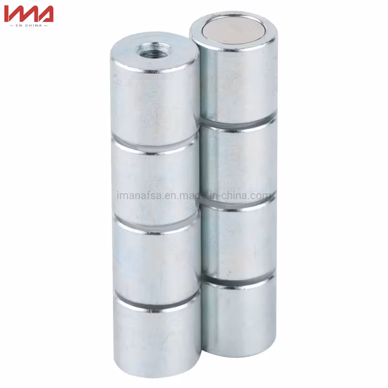 강력한 영구 SmCo/Ferrite/AlNiCo/네오디뮴 자석 장착 포트 자석 자석 재질